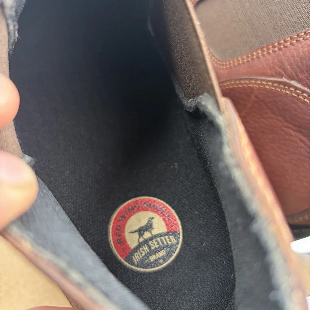 RED Wing Shoes Irish Setter 83300 Safety Toe Leather Work Romeo Cass Boots Sz 12